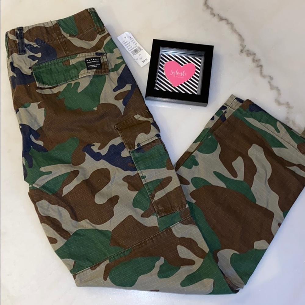 🔥PacSun Workwear Camo Baggy Cargo Pants NWT - Picture 7 of 8